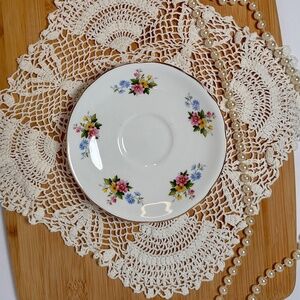 Royal Stafford Bone China Saucer Made in Englandl Gold Rim